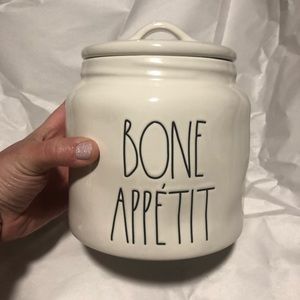 Rae Dunn bone appetit canister